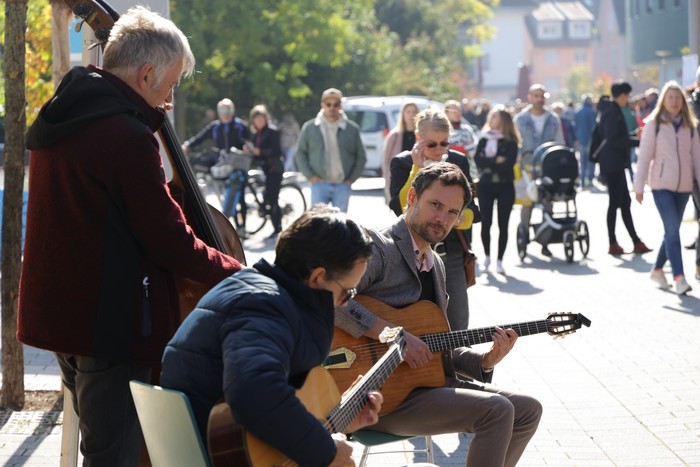 Musiker beim Radolfzeller Straßenmusikfestival